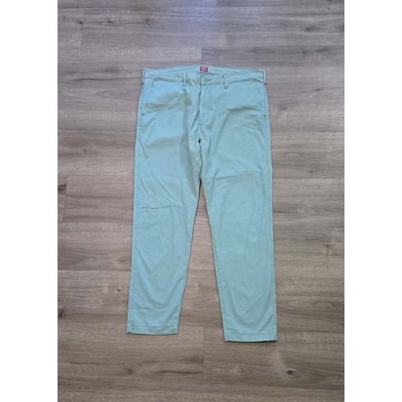Levi's Other - Levis XX Chino Pants Men 38X32 Mint Green Standard Taper Casual Red Tab Stretch